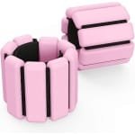 Verstelbare polsgewichten voor yoga en cardio - set van 2 - 2 pond | Draagbare enkelgewichtarmbanden voor barre pilates wandelen