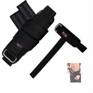 Verstevigde Polsbanden met Antislip voor Gewichtheffen, Deadlifts en Krachttraining