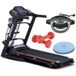 Viking Sports Loopband - Inklapbaar - Zwart - Met hartslagfunctie en 15 graden hellingshoek