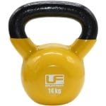 Vinyl Gecoate Kettlebell - 14 kg - Gietijzer Krachttraining Gewicht