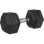 VirtuFit Hexa Dumbbell Pro - 37,5 kg - Hexagon Dumbbell - Duurzaam en Slijtvast - Krachttraining - Gewicht - CrossFit & Fitness - Geschikt voor Beginners en Professionals - Per Stuk Verkocht