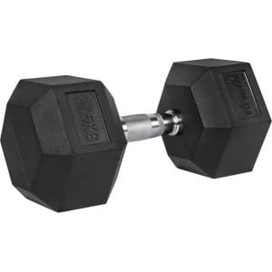 VirtuFit Hexa Dumbbell Pro - 37,5 kg - Hexagon Dumbbell - Duurzaam en Slijtvast - Krachttraining - Gewicht - CrossFit & Fitness - Geschikt voor Beginners en Professionals - Per Stuk Verkocht