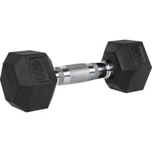 VirtuFit Hexa Dumbbell Pro - 4 kg - Hexagon Dumbbell - Duurzaam en Slijtvast - Krachttraining - Gewicht - CrossFit & Fitness - Geschikt voor Beginners en Professionals - Per Stuk Verkocht