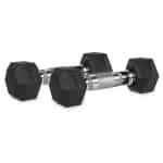 VirtuFit Hexa Dumbbell Pro Set - 2 x 1 kg - Hexagon Dumbbell - Duurzaam en Slijtvast - Krachttraining - Gewicht - CrossFit & Fitness - Geschikt voor Beginners en Professionals - Set van 2
