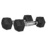 VirtuFit Hexa Dumbbell Pro Set - 2 x 2 kg - Hexagon Dumbbell - Duurzaam en Slijtvast - Krachttraining - Gewicht - CrossFit & Fitness - Geschikt voor Beginners en Professionals - Set van 2