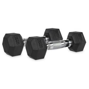 VirtuFit Hexa Dumbbell Pro Set - 2 x 2 kg - Hexagon Dumbbell - Duurzaam en Slijtvast - Krachttraining - Gewicht - CrossFit & Fitness - Geschikt voor Beginners en Professionals - Set van 2