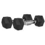 VirtuFit Hexa Dumbbell Pro Set - 2 x 3 kg - Hexagon Dumbbell - Duurzaam en Slijtvast - Krachttraining - Gewicht - CrossFit & Fitness - Geschikt voor Beginners en Professionals - Set van 2
