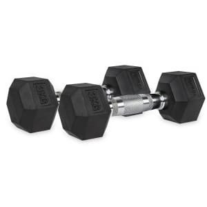 VirtuFit Hexa Dumbbell Pro Set - 2 x 3 kg - Hexagon Dumbbell - Duurzaam en Slijtvast - Krachttraining - Gewicht - CrossFit & Fitness - Geschikt voor Beginners en Professionals - Set van 2