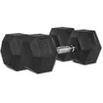 VirtuFit Hexa Dumbbell Pro Set - 2 x 30 kg - Hexagon Dumbbell - Duurzaam en Slijtvast - Krachttraining - Gewicht - CrossFit & Fitness - Geschikt voor Beginners en Professionals - Set van 2