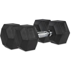 VirtuFit Hexa Dumbbell Pro Set - 2 x 32,5 kg - Hexagon Dumbbell - Duurzaam en Slijtvast - Krachttraining - Gewicht - CrossFit & Fitness - Geschikt voor Beginners en Professionals - Set van 2