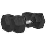 VirtuFit Hexa Dumbbell Pro Set - 2 x 37,5 kg - Hexagon Dumbbell - Duurzaam en Slijtvast - Krachttraining - Gewicht - CrossFit & Fitness - Geschikt voor Beginners en Professionals - Set van 2