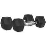 VirtuFit Hexa Dumbbell Pro Set - 2 x 4 kg - Hexagon Dumbbell - Duurzaam en Slijtvast - Krachttraining - Gewicht - CrossFit & Fitness - Geschikt voor Beginners en Professionals - Set van 2