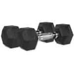VirtuFit Hexa Dumbbell Pro Set - 2 x 7 kg - Hexagon Dumbbell - Duurzaam en Slijtvast - Krachttraining - Gewicht - CrossFit & Fitness - Geschikt voor Beginners en Professionals - Set van 2