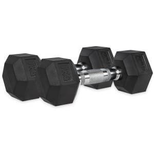VirtuFit Hexa Dumbbell Pro Set - 2 x 7 kg - Hexagon Dumbbell - Duurzaam en Slijtvast - Krachttraining - Gewicht - CrossFit & Fitness - Geschikt voor Beginners en Professionals - Set van 2