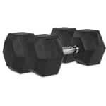 VirtuFit Hexa Dumbell Pro Set - 2 x 40 kg - Hexagon Dumbbell - Duurzaam en Slijtvast - Krachttraining - Gewicht - CrossFit & Fitness - Geschikt voor Beginners en Professionals - Set van 2