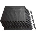 Vloerbeschermingsmat 30x30cm - Extra Dikke Beschermende Vloermatten Set voor Fitnessruimte en Krachttraining