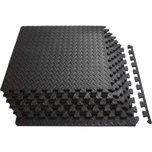 Vloerbeschermingsmat 30x30cm - Extra Dikke Beschermende Vloermatten Set voor Fitnessruimte en Krachttraining