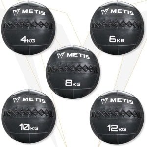 Wandballen voor Krachttraining en Fitness | Oefenballen Verkrijgbaar van 3 kg tot 15 kg