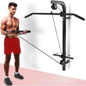 Wandgemonteerd Kabeltreksysteem Gym voor Krachttraining Thuis en Garage | Tot 200 Kg