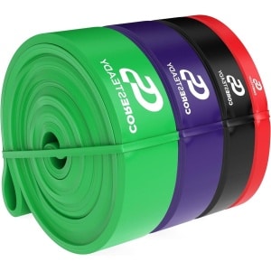 Weerstandsband Coresteady - Geassisteerde Optrekband - Trainingsbanden voor CrossFit - Powerlifting - Yoga - Stretchmobiliteit - Unisex