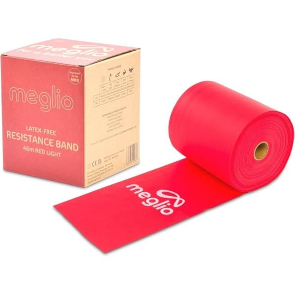 Weerstandsband Rol 46 Meter - Latexvrije Weerstandsband voor Fitness, Yoga, Pilates, Revalidatie en Krachttraining