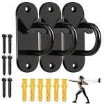 Weerstandsband Wandanker voor Krachttraining - 3 Stuks Sterke Fitness Rope Houders