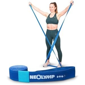 Weerstandsband voor Krachttraining en Stretching - Verstelbare Fitnessband met E-book