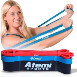 Weerstandsbanden, 3-delige set met trainingsgids, ideale trainingsband voor fitness, fitnessstudio, yoga, calisthenics en CrossFit