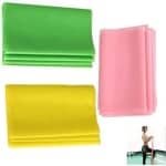Weerstandsbanden set van 3 stuks voor gymnastiek, yoga, pilates en krachttraining .