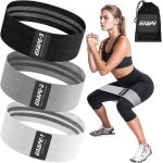 Weerstandsbanden set van 3 voor krachttraining en fitness - ideaal voor spieropbouw en beentraining