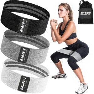 Weerstandsbanden set van 3 voor krachttraining en fitness - ideaal voor spieropbouw en beentraining