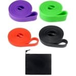 Weerstandsbanden set van 4 - 4 niveaus optrekbanden voor krachttraining fysiotherapie yoga