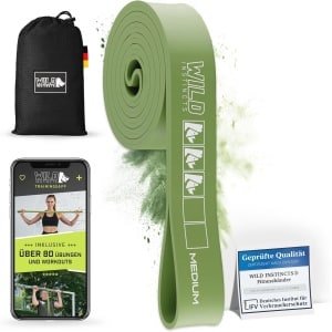 Weerstandsbanden set voor krachttraining en stretch oefeningen