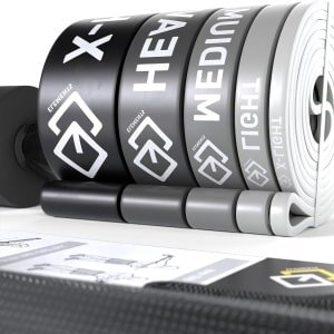 Weerstandsbanden voor Pull Up Oefeningen - met Deuranker - Thuistraining Krachttraining Spieropbouw Stretching