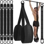 Weerstandsbanden voor Pull Ups, Verstelbare Heavy Duty Pull Up Assist Apparatuur voor Thuis, Fitness Oefening Krachttraining met 4 Bandensets
