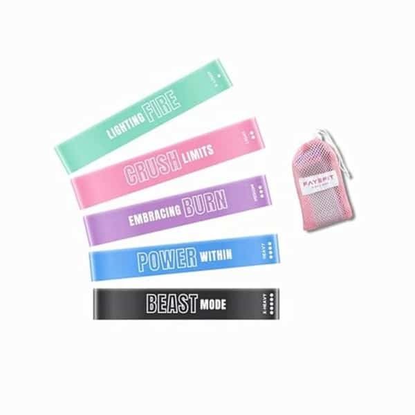 Weerstandsbanden voor Thuis Training - Set van 5 Stretch Bands - Ideaal voor Krachttraining en Fysiotherapie