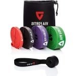 Weerstandsbanden voor fitness en krachttraining - Set van premium optrekbanden met handleiding - Inclusief tas