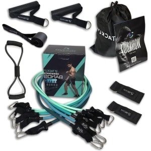 Weerstandsbandenset - 150 LB / 68kg | Resistance band krachttraining voor thuis en sportschool