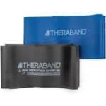 Weerstandsbandenset - 2 latex banden (blauw en zwart) voor krachttraining en revalidatie