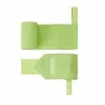 ZEUZ 2 Stuks Wrist Wraps voor Fitness & CrossFit - Polsband voor Links & Rechts - Krachttraining - Polsbrace - Lichtgroen