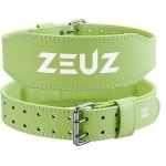ZEUZ Lifting Belt voor Fitness & CrossFit - Gewichthefriem - Powerlift & Gewichtheffen Riem - Lichtgroen - Maat L