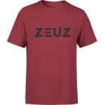 ZEUZ Sport T-Shirt Unisex - Sportkleding Man & Vrouw - Fitnesskleding Heren & Dames - Jongens & Dames Kleding voor Fitness, CrossFit & Gym - Maat M - Rood