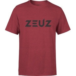 ZEUZ Sport T-Shirt Unisex - Sportkleding Man & Vrouw - Fitnesskleding Heren & Dames - Jongens & Dames Kleding voor Fitness, CrossFit & Gym - Maat M - Rood