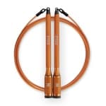 ZEUZ Tornado Pro Springtouw voor CrossFit & Fitness - Verstelbaar & Verzwaarbaar - Speed Rope - Volwassenen - Oranje