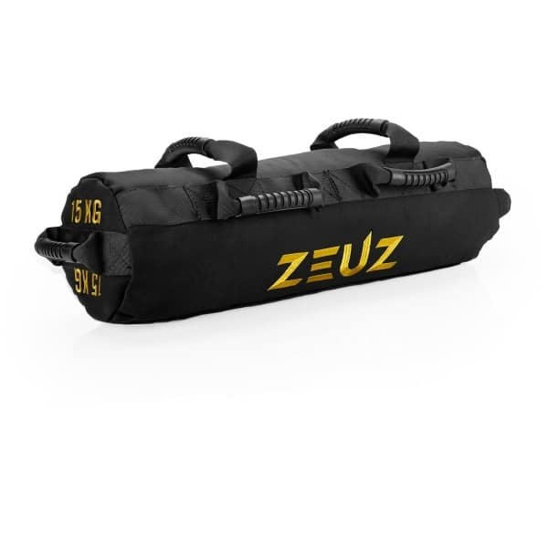 ZEUZ Training Zandzak - Sandbag en Powerbag voor Fitness, CrossFit & Krachttraining voor 15 KG - Geel