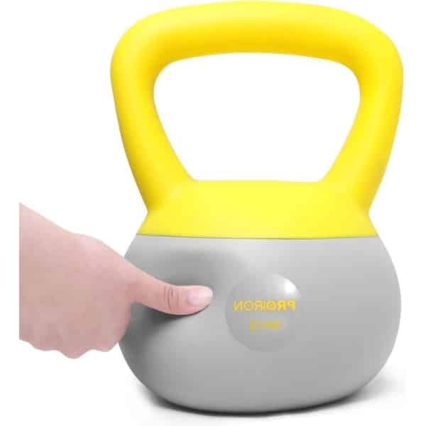 Zachte Kettlebell 36 kg - 73 kg - 109 kg - 145 kg met ijzeren zand - antislip handvat - waterkokergewichten voor fitness - oefening - training - thuisgym - krachttraining - bodybuilding verstelbare kettlebell