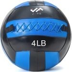 Zachte Muur Medicine Ball 1,8 kg - Blauw/Zwart voor Krachttraining