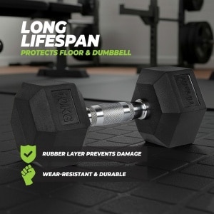 Zeshoekige Halter Set - Duurzame Dumbbell voor Krachttraining Thuis