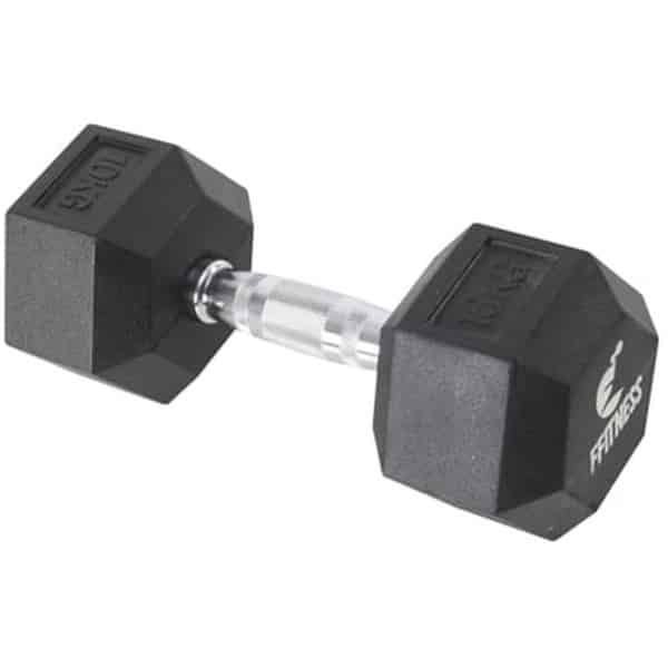 Zeshoekige Halter voor Fitness en Training - 10 kg - Ideaal voor Crossfit en Thuisgebruik