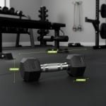 Zeshoekige Halter voor Krachttraining en Fitness